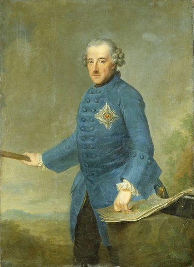 Frederick II the Great of Prussia by Johann Georg Ziesenis